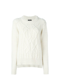 Женский белый вязаный свитер от Isabel Marant