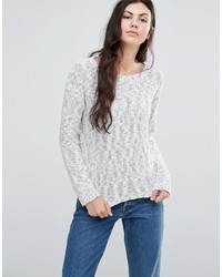 Женский белый вязаный свитер от Minimum