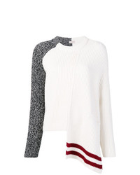 Женский белый вязаный свитер от MRZ