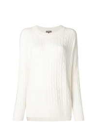 Женский белый вязаный свитер от N.Peal