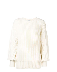 Женский белый вязаный свитер от P.A.R.O.S.H.