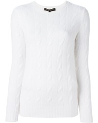 Женский белый вязаный свитер от Ralph Lauren