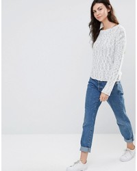 Женский белый вязаный свитер от Minimum