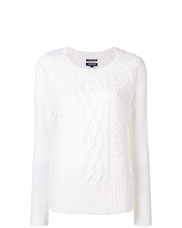 Женский белый вязаный свитер от Woolrich