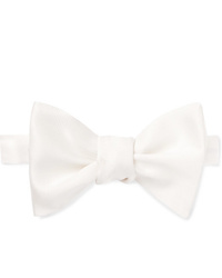 Мужской белый галстук-бабочка от Salle Privée