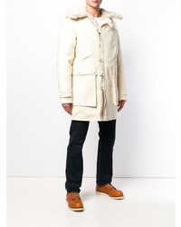 Мужской белый дафлкот от Schott