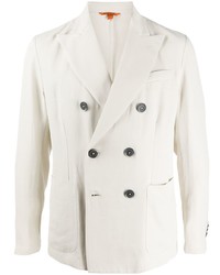 Мужской белый двубортный пиджак от Barena