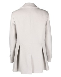 Мужской белый двубортный пиджак от Trussardi