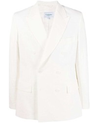 Мужской белый двубортный пиджак от Casablanca