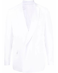 Мужской белый двубортный пиджак от Costumein