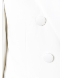 Женский белый двубортный пиджак от Neil Barrett