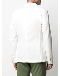 Мужской белый двубортный пиджак от Manuel Ritz