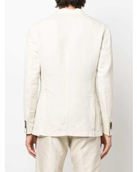 Мужской белый двубортный пиджак от Boglioli