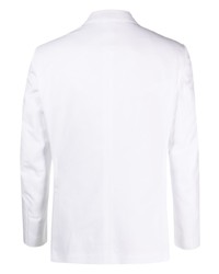 Мужской белый двубортный пиджак от Caruso