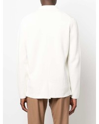 Мужской белый двубортный пиджак от Drumohr