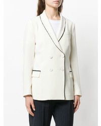 Женский белый двубортный пиджак от Alberto Biani