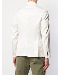 Мужской белый двубортный пиджак от Barena