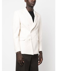 Мужской белый двубортный пиджак от Family First