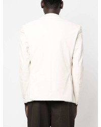 Мужской белый двубортный пиджак от Family First