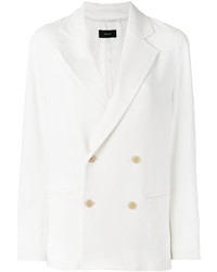Женский белый двубортный пиджак от Joseph