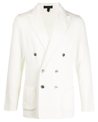 Мужской белый двубортный пиджак от Lardini