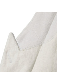 Мужской белый двубортный пиджак от Burberry