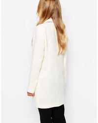 Женский белый двубортный пиджак от Vila