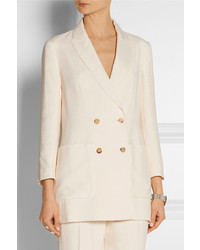 Женский белый двубортный пиджак от The Row