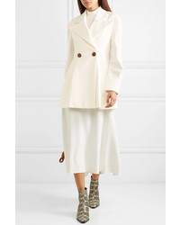 Женский белый двубортный пиджак от Rejina Pyo