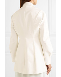 Женский белый двубортный пиджак от Rejina Pyo