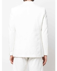 Мужской белый двубортный пиджак от Casablanca