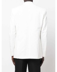 Мужской белый двубортный пиджак от Casablanca