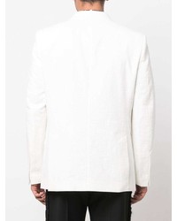 Мужской белый двубортный пиджак от Casablanca