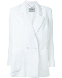 Женский белый двубортный пиджак от Rachel Comey
