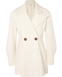 Женский белый двубортный пиджак от Rejina Pyo