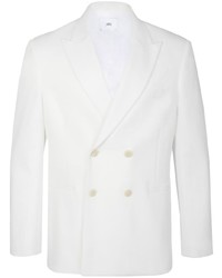 Мужской белый двубортный пиджак от RtA