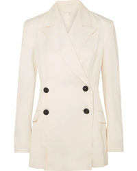 Женский белый двубортный пиджак от RUH