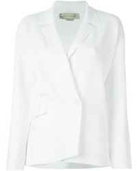 Женский белый двубортный пиджак от Stella McCartney