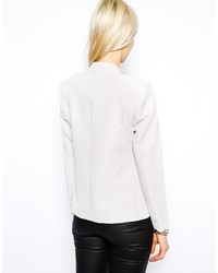 Женский белый двубортный пиджак от Twenty8Twelve