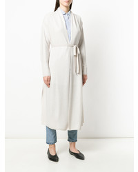 Белый длинный кардиган от Vince