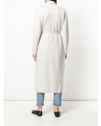 Белый длинный кардиган от Vince