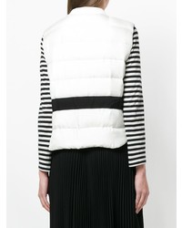 Женский белый жилет от Moncler