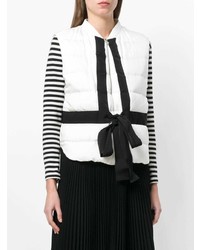 Женский белый жилет от Moncler