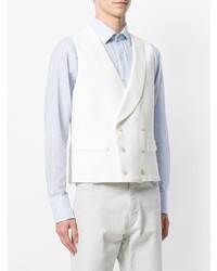 Белый жилет от Gabriele Pasini