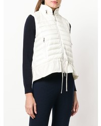 Женский белый жилет от Moncler