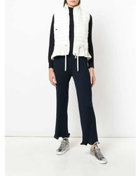 Женский белый жилет от Moncler