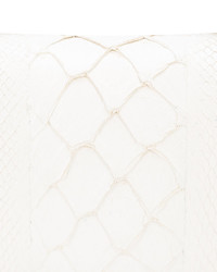 Белый замшевый клатч от OSKLEN