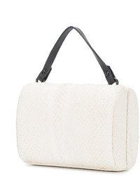 Белый замшевый клатч от OSKLEN