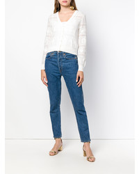 Женский белый кардиган с вышивкой от M Missoni