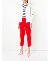 Женский белый кардиган с вышивкой от GUILD PRIME